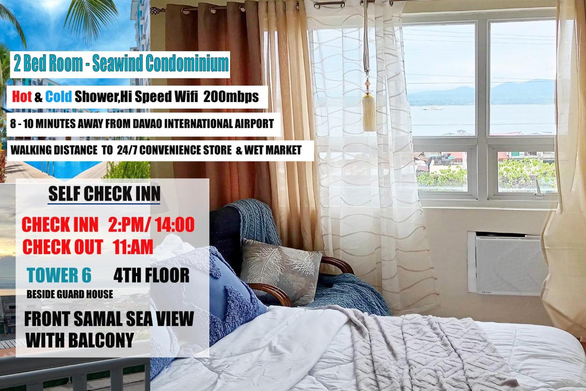 4Th Floor - Sea View Of Seawind Condominium Davao Exterior photo